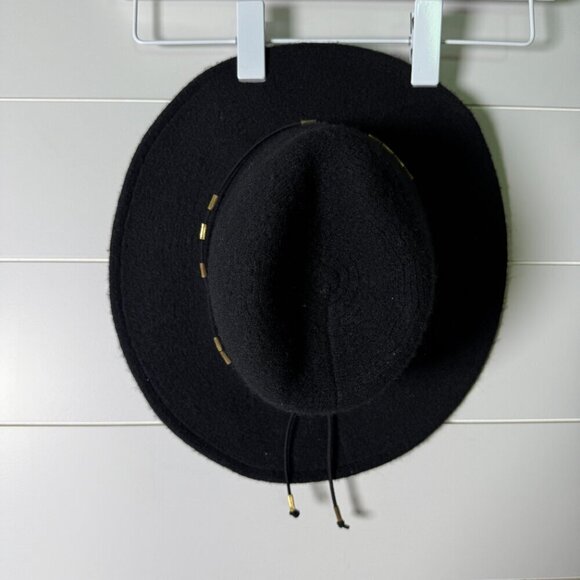 Something Special 100% Wool Black Hat with Gold Colored Beads main image 8